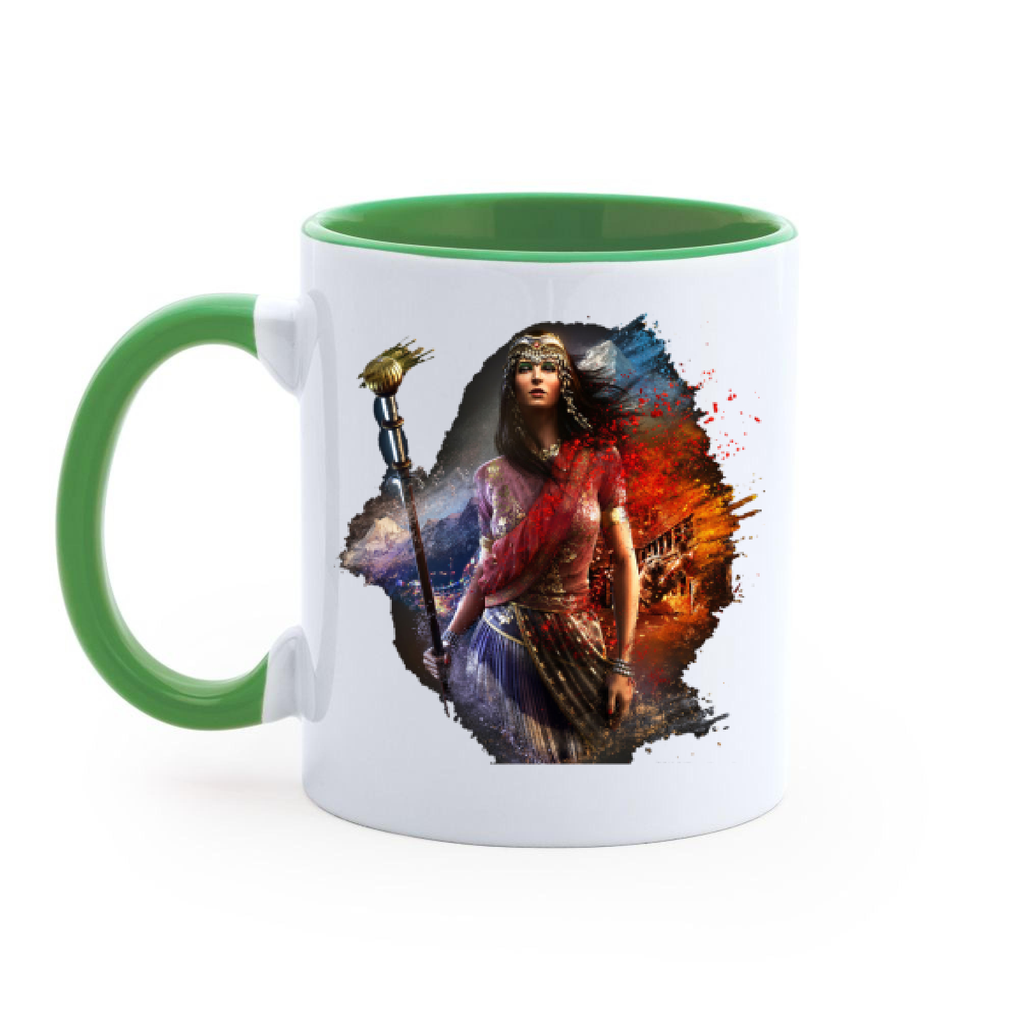 Taza Bicolor de Cerámica Sublimación Stamina Mango 4001 - Imagen 5