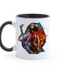 Taza Bicolor de Cerámica Sublimación Stamina Mango 4001