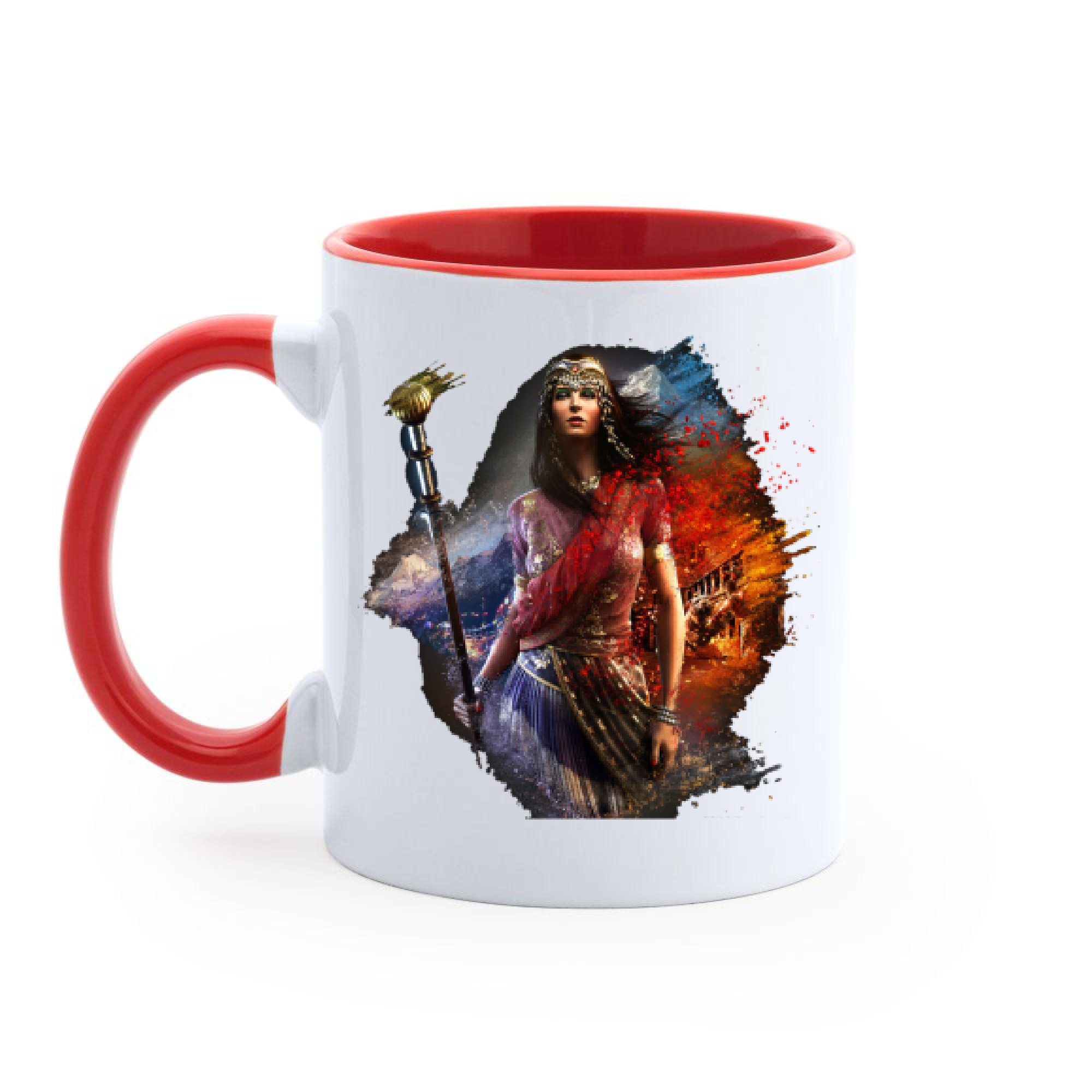 Taza Bicolor de Cerámica Sublimación Stamina Mango 4001 - Imagen 3