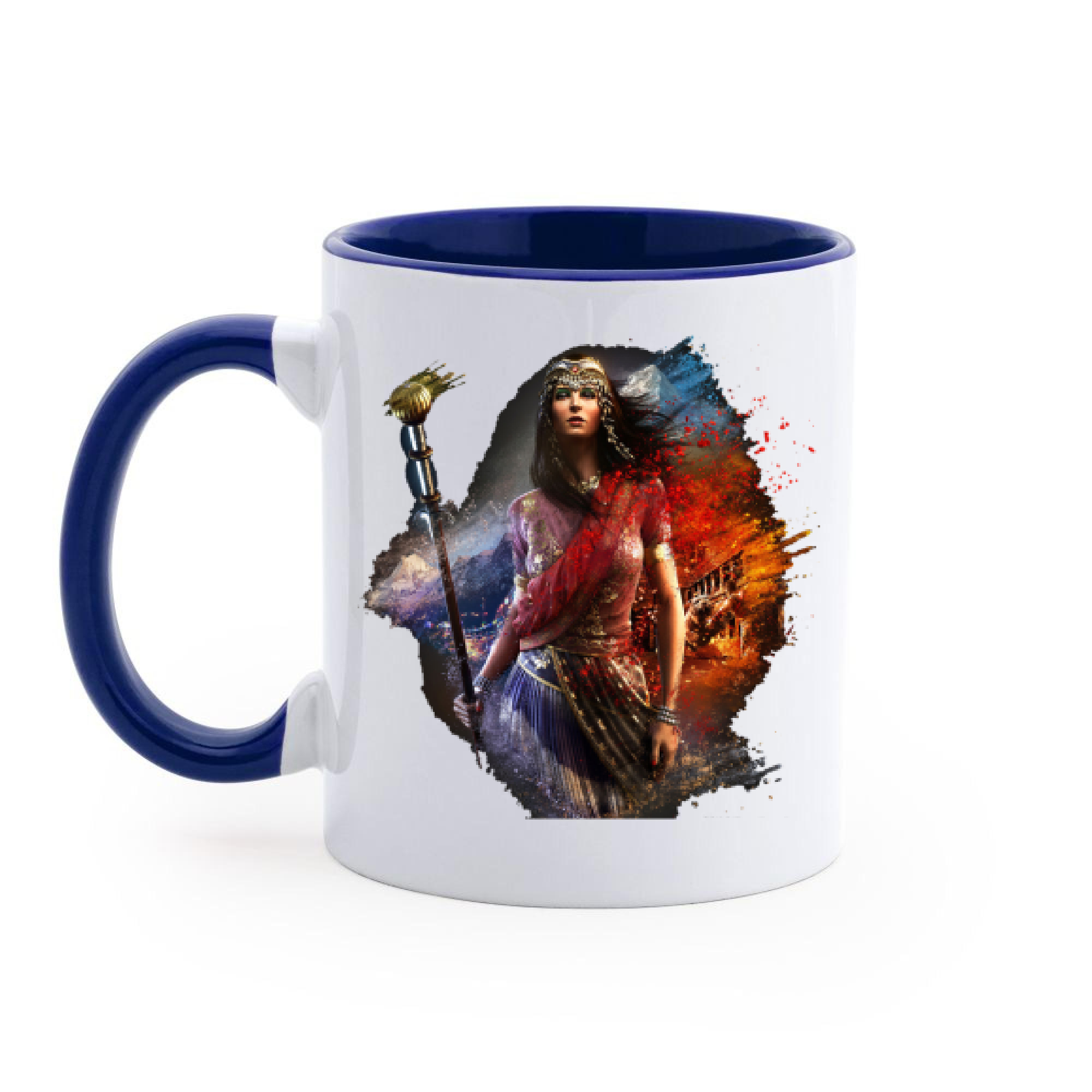 Taza Bicolor de Cerámica Sublimación Stamina Mango 4001 - Imagen 4